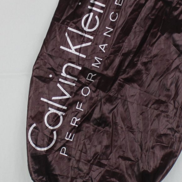 Calvin Klein Performance 12x8 Soft Dark Purple Red Drawstring Dust Bag - Picture 5 of 6
